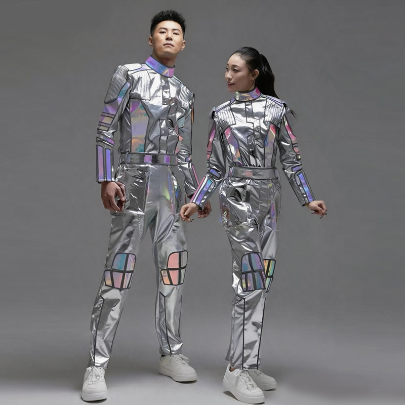 成人现代爵士舞演出服太空畅想