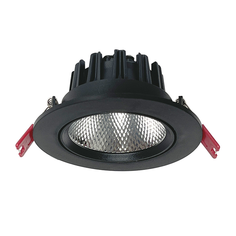 COB射灯嵌入式防眩黑色led筒灯5w7W12w20w30w商用家用吊顶天花灯