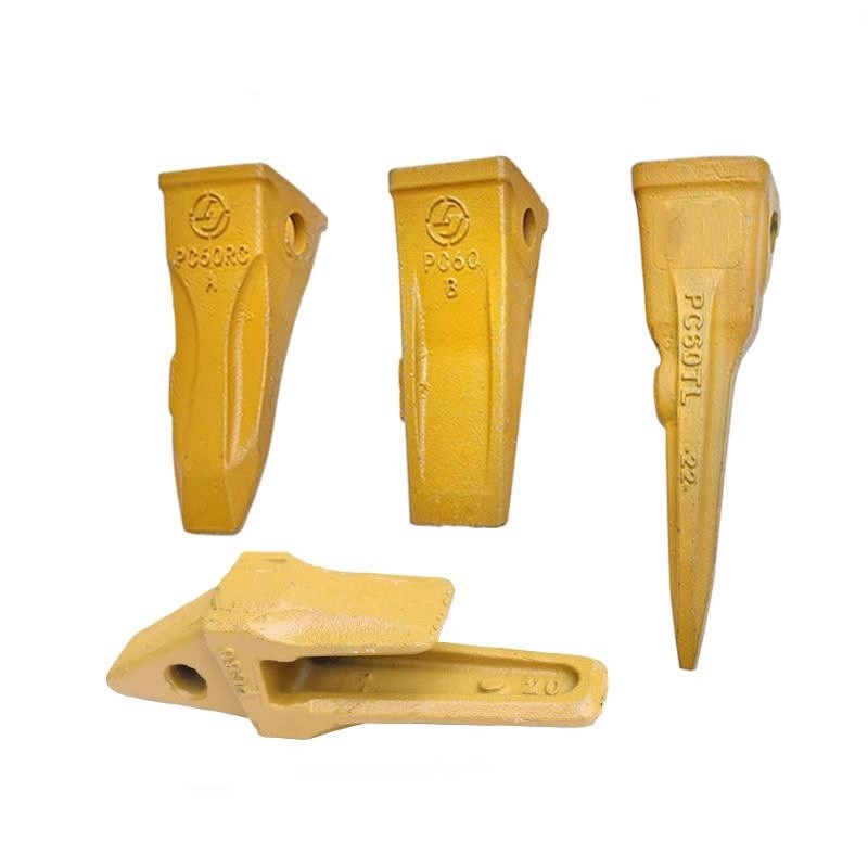 挖掘机配件小松PC60/100斗齿牙根耐磨开山齿破冰齿岩石牙齿座销子