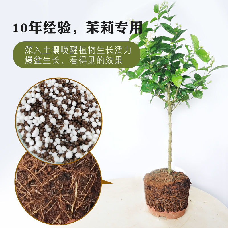 有机花卉复合肥通用植物颗粒缓释肥料茉莉花专用肥多肉月季玫瑰肥