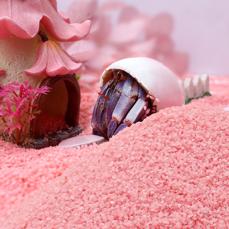 陌派寄居蟹专用粉沙~几近无尘科莫多粉砂浪漫大号小号新手垫材