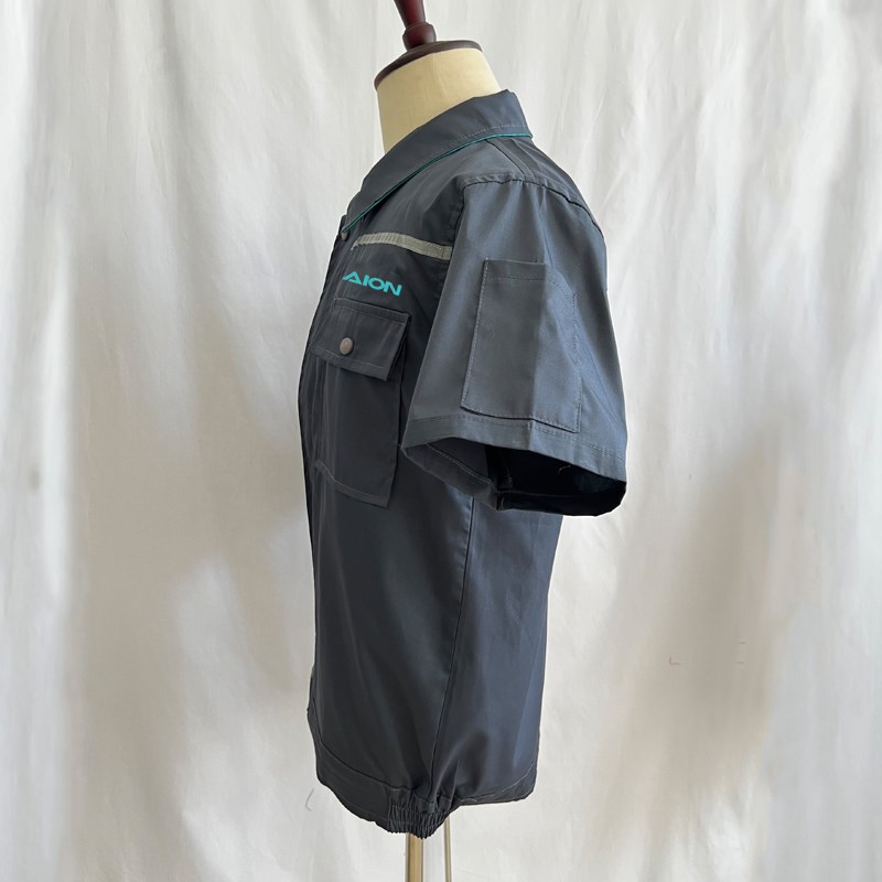 广汽埃安汽车4S店工作服夏季短袖长袖售后车间工装套装定制汽修服