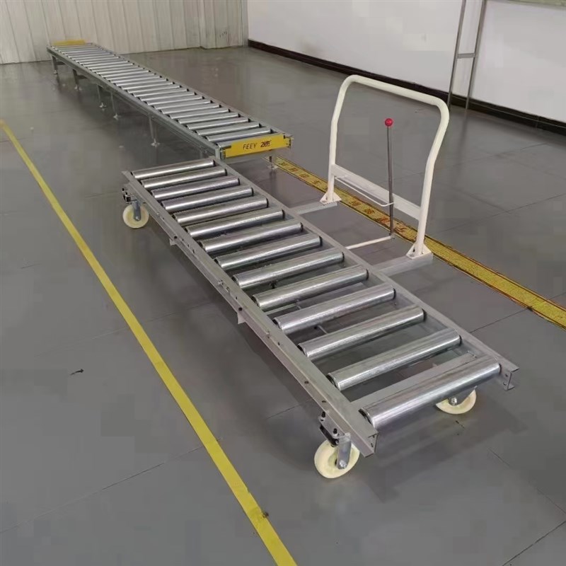 加厚地滚线无动力滚筒线不锈钢传送带地滚线输送机流水.线托辊滚