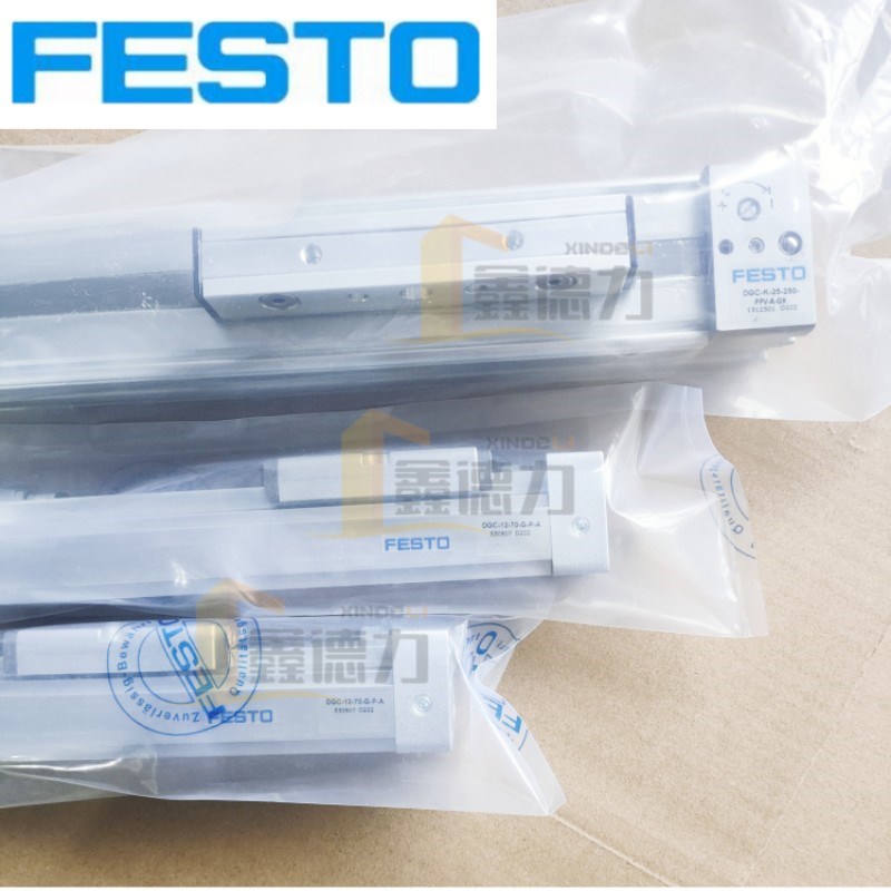 FESTO无杆气e缸DGC-12-18-25-32-40-100-200-300-400-G-GF-P-PPV-