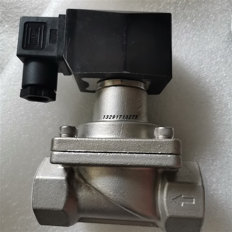 不锈钢高温蒸汽j电磁阀负压活塞阀内螺纹常闭电磁阀内牙管道电磁