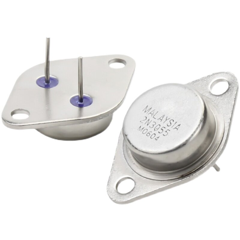 2N3055大功率三极管 15A/100V NPN逆变器晶体管 金封铁壳直插TO-3