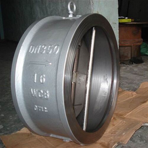 H76W-16P止回阀薄型304不锈钢水管对夹式逆止单向阀蝶式316DN5080