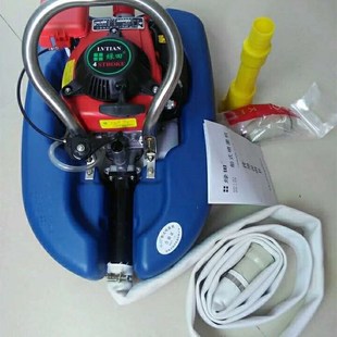 喷灌机大马力四冲程汽油机水泵农用自吸浮式 绿田船式 抽水机浇菜机