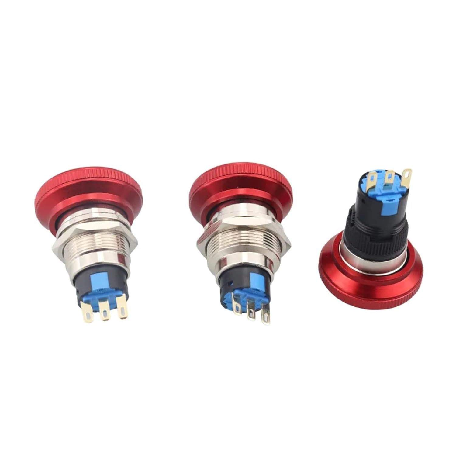 16mm 19mm 22mm Mushroom Red 