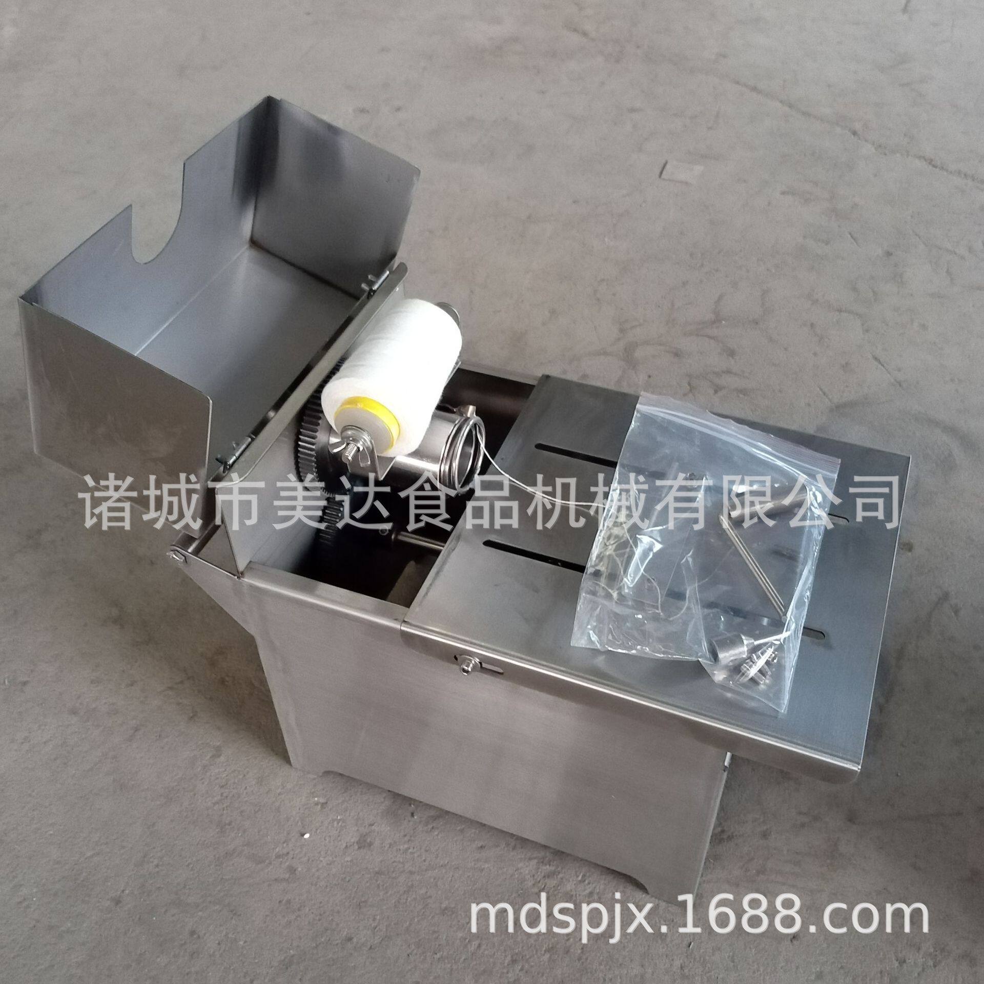 小型台湾烤肠扎线机 手摇绕线香肠扎线机 肉枣肠猪肉肠扎线机厂家