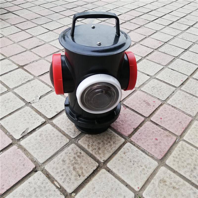 充电式铁路信号灯 HJCD-6转辙器标志灯 道岔蓝黄脱轨器指示灯