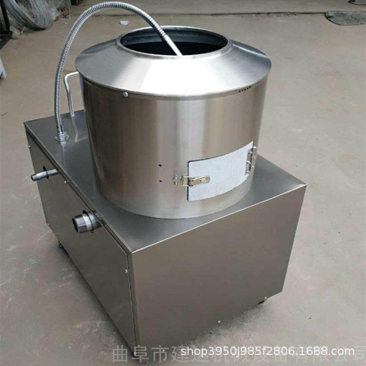 建达马铃薯去皮机地瓜土豆清洗脱皮机不锈钢立式土豆去皮机厂家