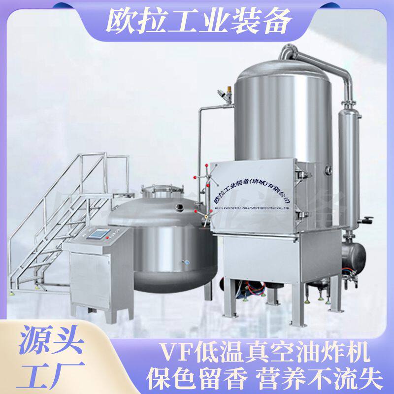 薯条薯片真空油炸机 色泽鲜亮 口感酥脆 胡萝卜脆片低温油炸设备