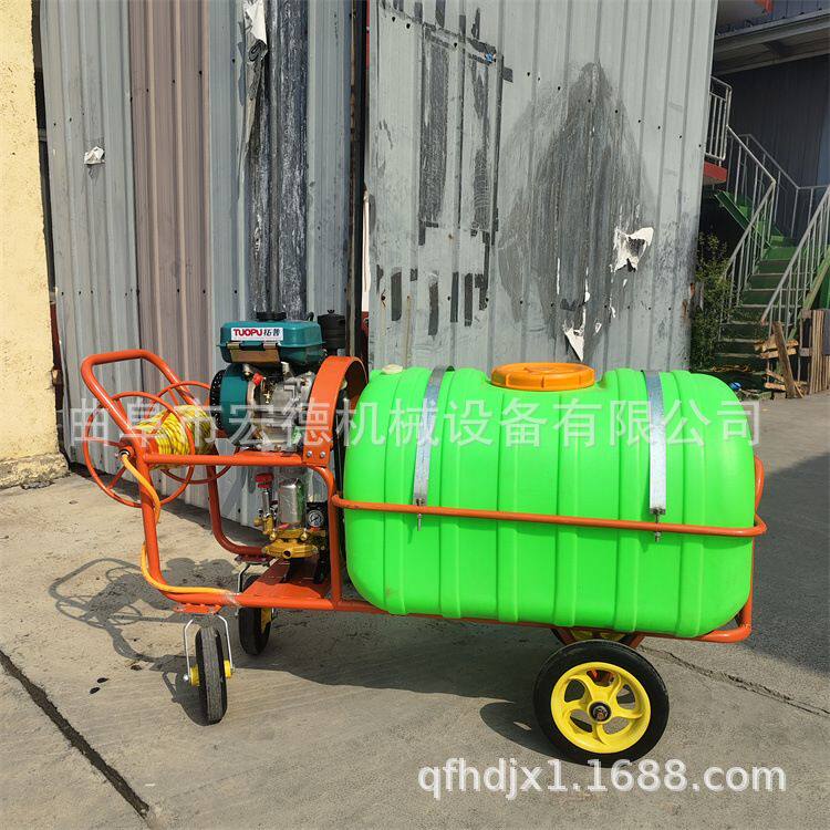 优质汽油手推式打药机 高压拉管式喷雾器 300L果树打药机