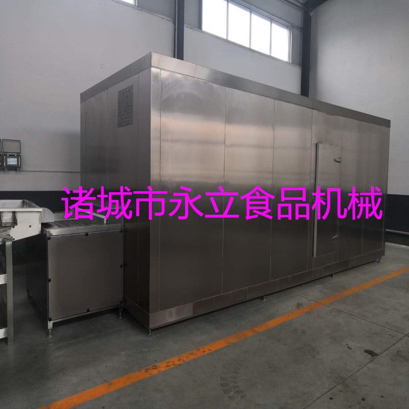 灌汤包水饺低温速冻机 黄桃压缩机式速冻流水线 隧道式单冻设备