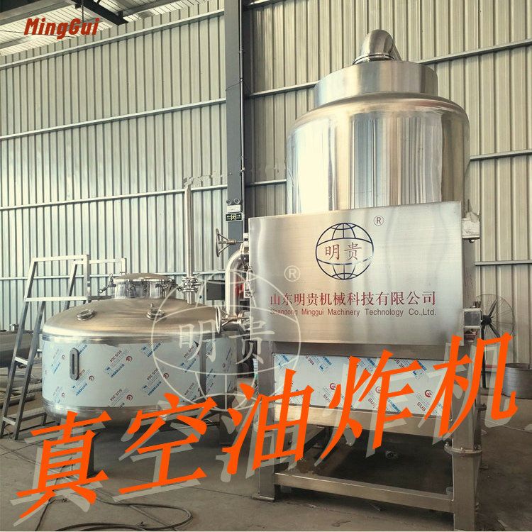脆枣真空油炸机 苦瓜萝卜片真空低温油炸机 果蔬脆片加工设备