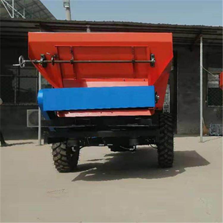 中型抛撒机 25/28/32马力机动三轮撒肥车后置双圆盘撒布车后抛式