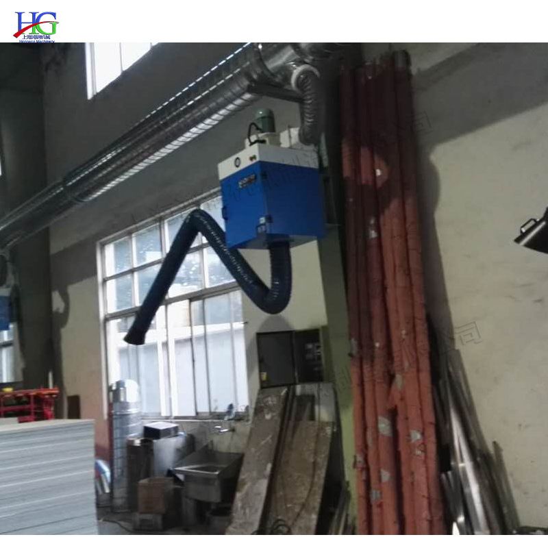 壁挂式焊烟净化器 工业电焊氩弧焊除烟器 双臂烟雾自动除尘设备