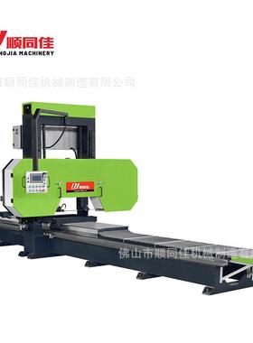 MJR800x4000 卧式龙门快锯机，输送带平稳送料，加工效率倍增