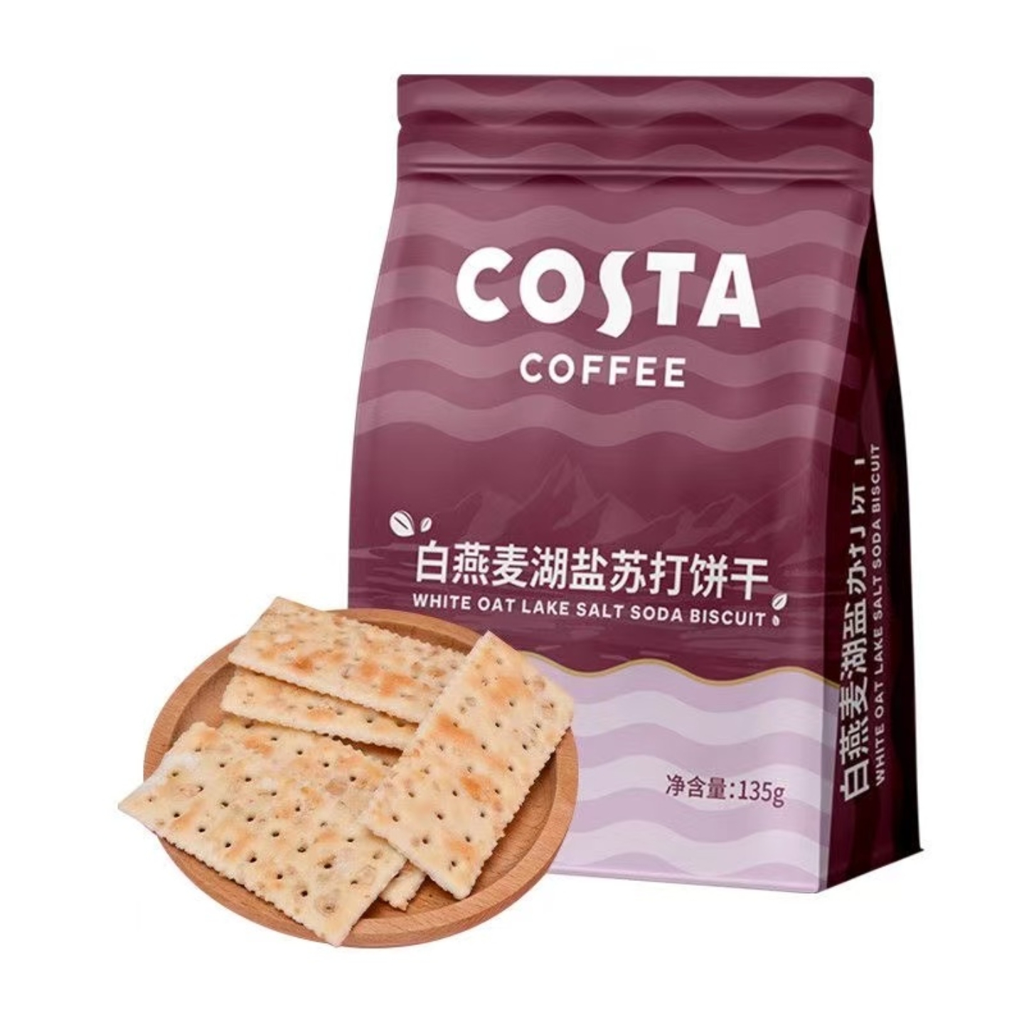 COSTA黑白燕麦黑松露苏打饼干