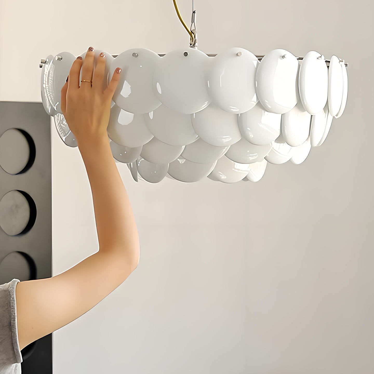 法式pembridge陶瓷吊灯设计师款餐厅吊灯法式复古卧室奶油风吊灯