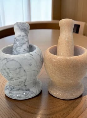 石头蒜臼捣蒜器石臼捣碎器