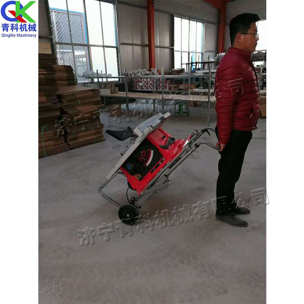 小型推拉式推台锯 便捷式木材切割设备 亚克力铝型型材推台锯