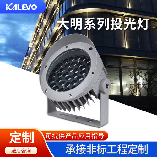 工程款RGB投光灯户外防水外墙照明照树LED文化旅游景点投射灯定制