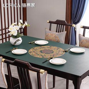 防水防油免洗餐桌垫硅胶茶几垫皮革洗衣机床头柜桌布 新中式
