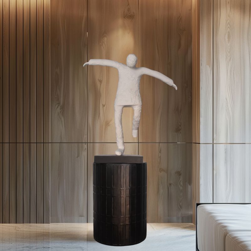 玄关客厅电视柜落地摆件办公室简约创意家居软装饰品雕塑增高摆台
