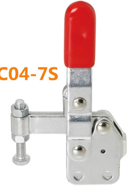 304不锈钢直底座TCVS1 2 3 4夹钳水平式快速夹具肘夹TCVF1 2 3 4