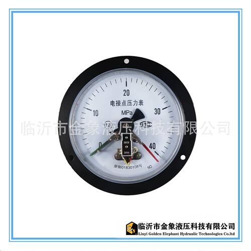 电接点压力表YXC60/100/150-2.5/4/10/16/25/40/60Mpa轴向