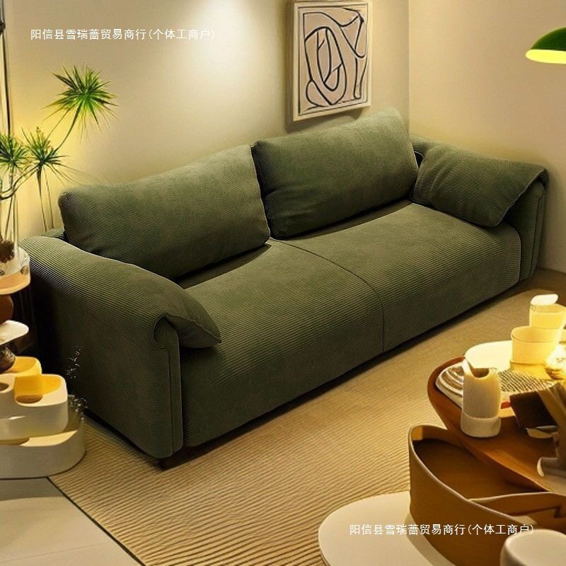 大象耳布艺沙发直排小户型出租房