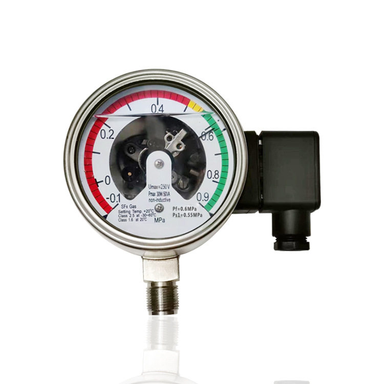 SF6气体密度计六氟化硫密度继电器径向耐震YNXBF100-0.1~0.9MPa