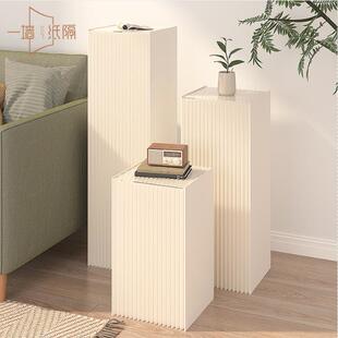 展台展示柜方柱展架陈列架可折叠中岛展会展台简约办公家用橱窗台