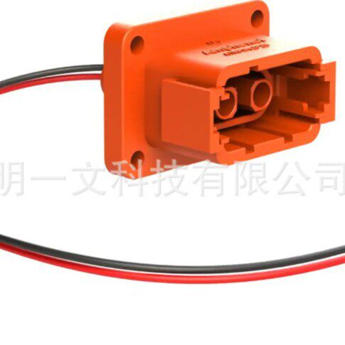ATHP042P25EL插头2P 25A 橙色Amphenol全新
