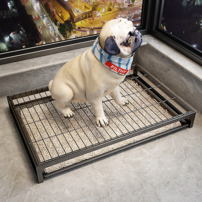 狗厕所小型犬宠物狗狗尿尿盆中型拉屎用狗砂盆泰迪比熊犬之满