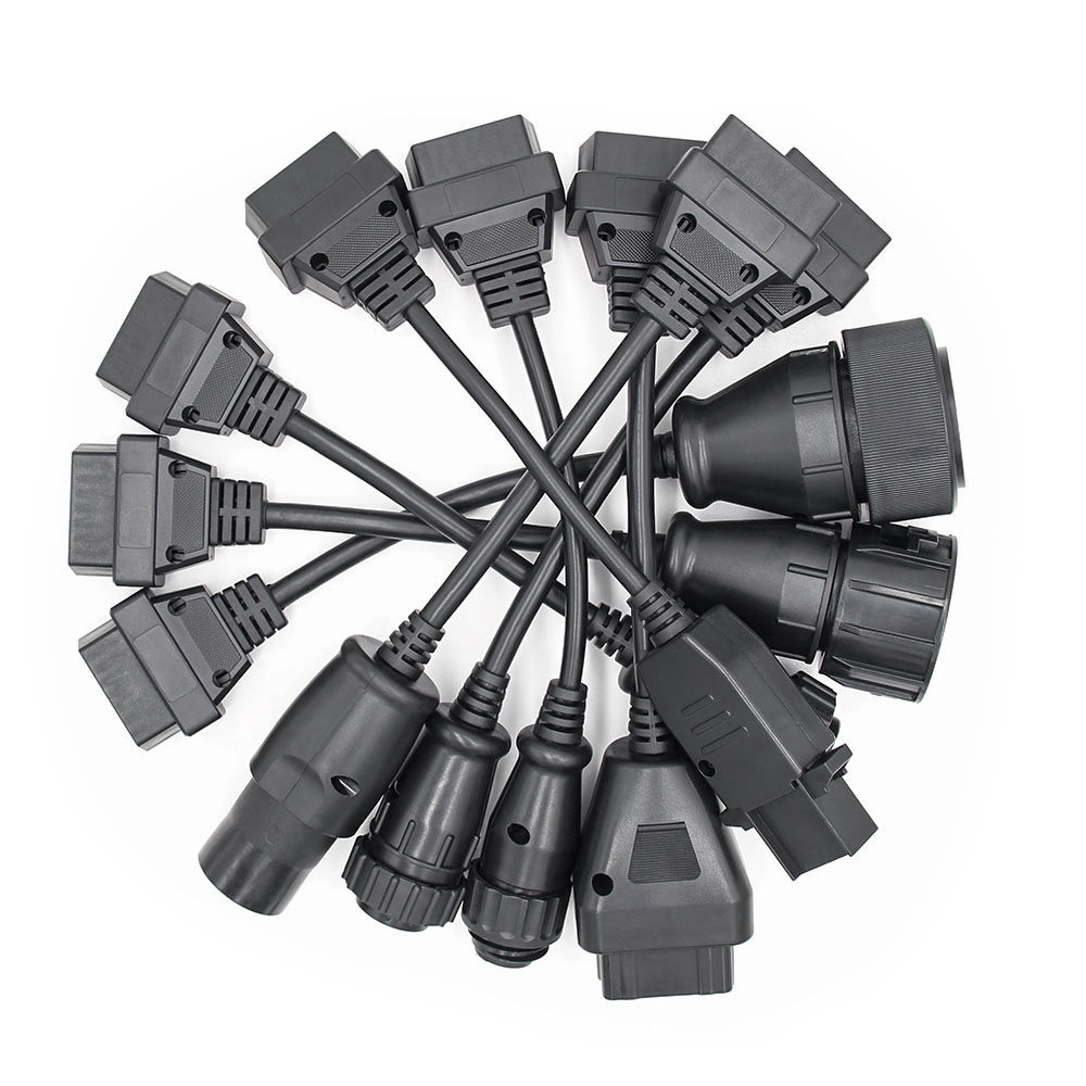 8PCS Truck Cable For AUTO DS150 TCS OBD2卡车故障检测仪连接线