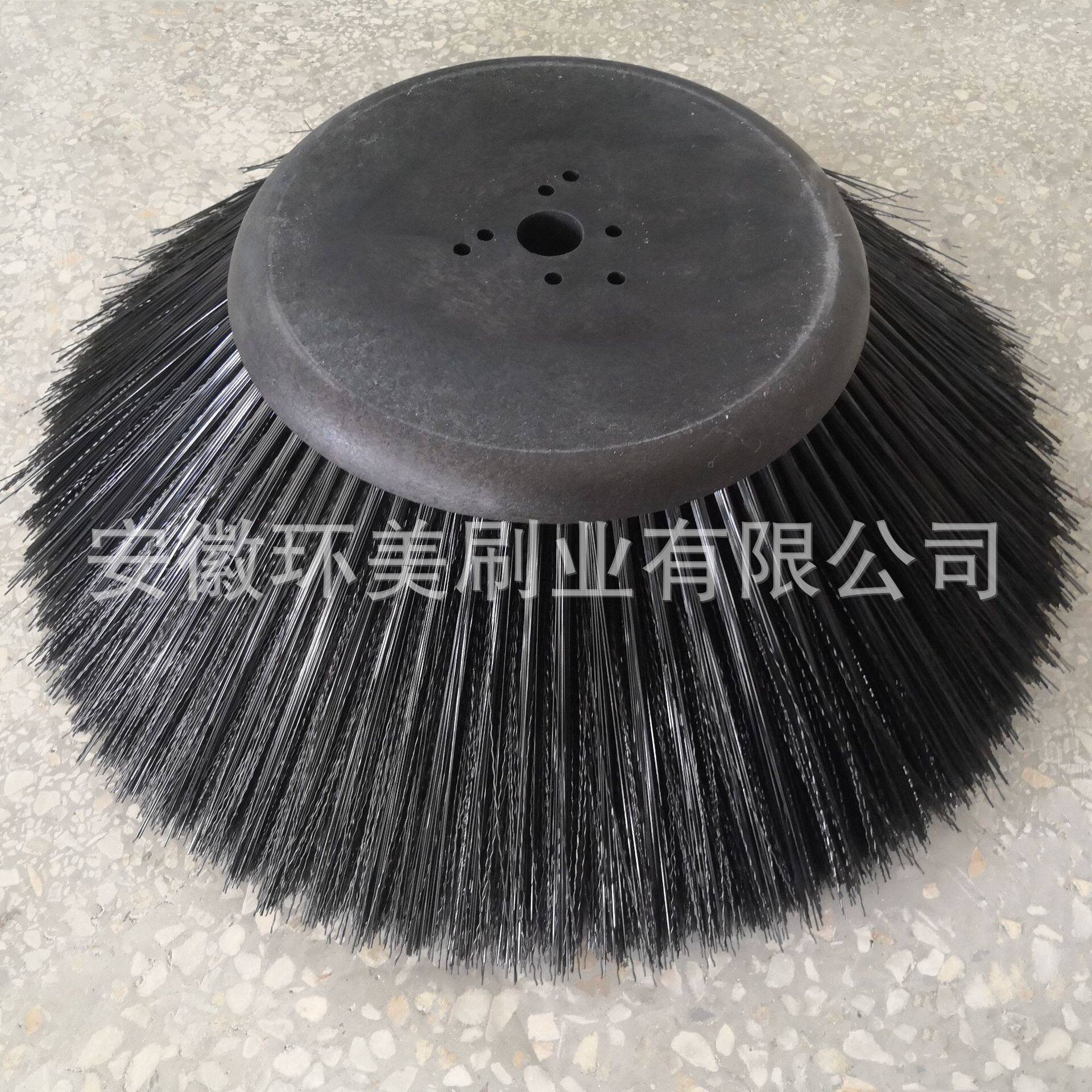 明诺电动扫地车毛刷500边刷300扫路机边刷三孔四孔260扫路刷