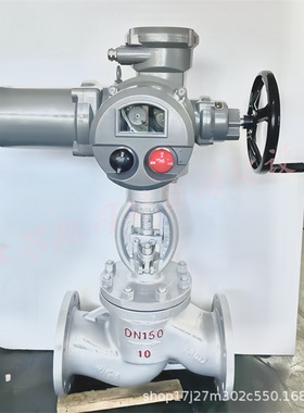 电动法兰截止阀J941H-25C DN250电压AC380V开关型电动截止阀