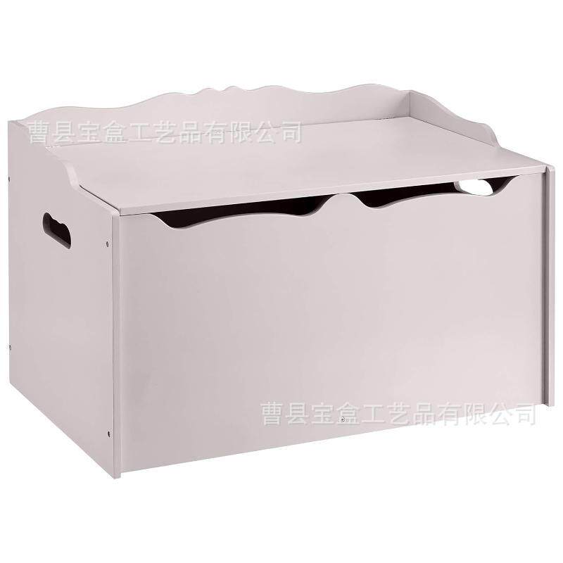 木制儿童玩具收纳箱 房间整理坐箱 客厅卧室玩具房防尘木质收纳箱