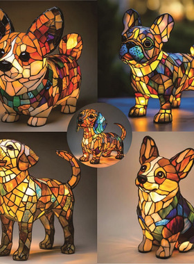 跨境魔幻幻彩奇异狗狗灯Cat Lamp-Dachshund Lamp-Bigfoot Lamp