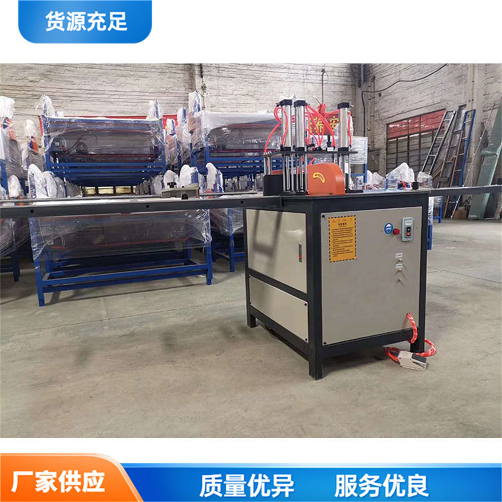 建筑门窗液压切割机台式气动开料设备小型金属材料断料切割机