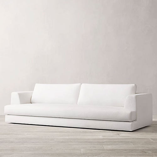 美式乡村布艺沙发现代简约客厅可拆洗棉麻布艺沙发美式单人沙发