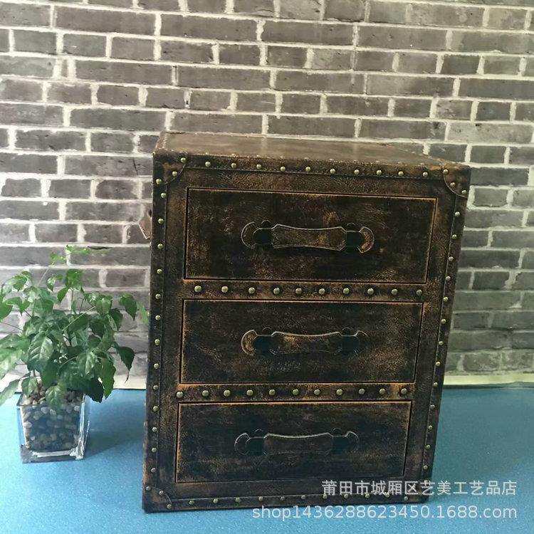 欧式简易床头柜储物柜子简约现代斗柜卧床中边柜