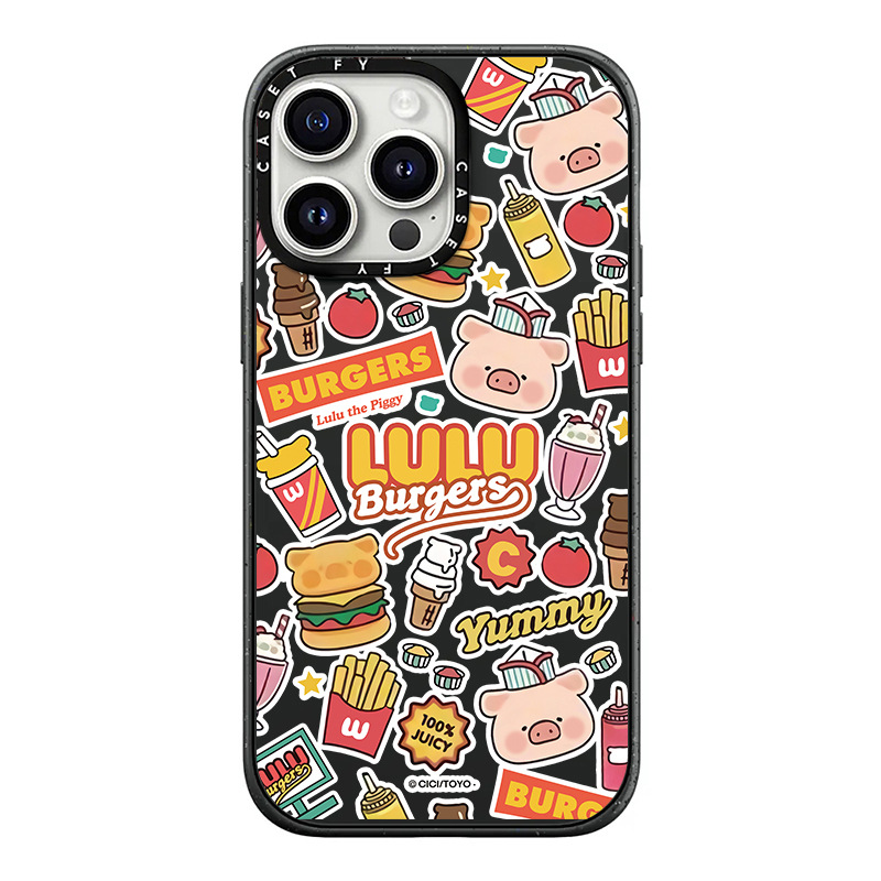 【官方正品】CASETiFY 磨砂亚克力LULU猪适用苹果iPhone16ProMax手机壳15pro潮牌14防摔