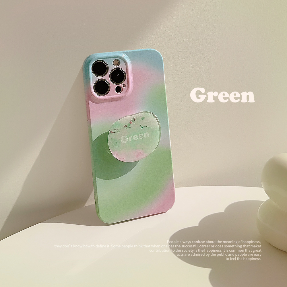 原创高级感14ProMax苹果手机壳15适用iphone13支架16菲林11小清新