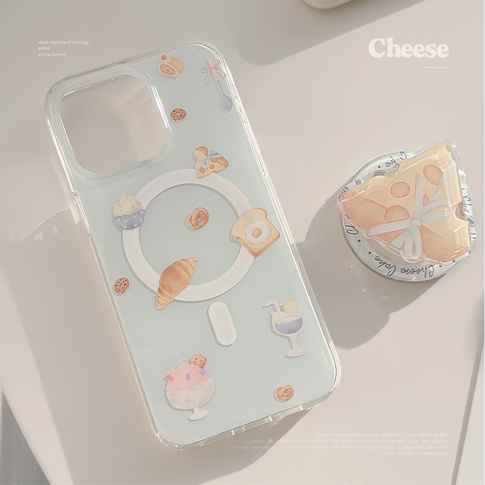 双层磁吸iphone15适用苹果14手机壳16pro max磁吸支架13pro奶酪12