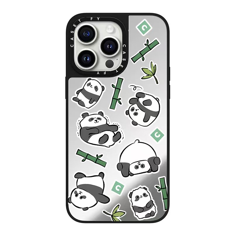 【官方正品】CASETiFY 大熊猫Panda适用苹果iPhone16ProMax手机壳15pro潮牌13/14镜面12