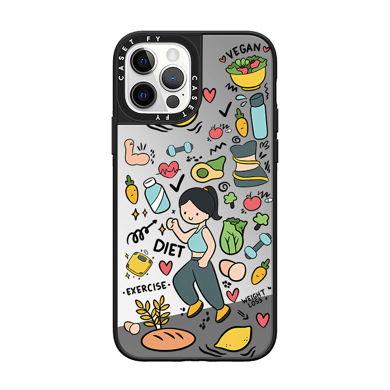 【官方正品】CASETiFY 自律女孩适用苹果iPhone14ProMax手机壳13潮牌12/15Ultra镜面11套